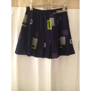 High waisted mini skirt